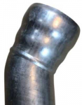 ACO GM-X DN 70 alkūnė 30 laipsnių - cinkuota