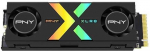 PNY SSD CS3150 M.2 GEN5 1TB RGB - CS3150 M.2 NVME GEN5 Juodas