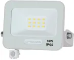10W LED prožektorius su judesio davikliu, baltas, 6000K