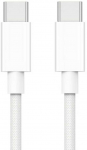iLike CBL6 Pītas virves 65W PD USB-C uz USB-C Datu un uzlādes 2m Vads Balts (OEM)