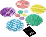 TICKIT SILISHAPES sensorinių apskritimų rinkinys, 10 vnt.