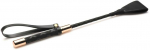 XR Brands Master Series Riding Crop 30 cm Vegan Leather Juodas