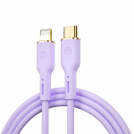 WIWU kabelis YQ01 USB-C - Lightning 30W 1,2m violetinės spalvos