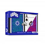 Copag 1546 Neoteric Poker size Jumbo index žaidimo kortos dviguba kaladė (raudona ir žalia)