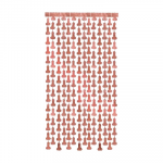 Little Genie Productions Glitterati Metallic Foil Curtain Set of 2 Rose Gold Party Decor