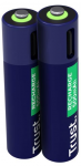 Baterija - Trust 25585 Įkraunama AAA 500 mAh 2-vnt.