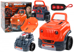 Lean Toys Vaiki&scaron;kas automobilio variklio i&scaron;ardymo rinkinys, oranžinis