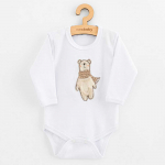 New Baby Naujas Baby Polar Bear Body Sleeve Body, dydis 80 (9-12m), 80 (9-12m)