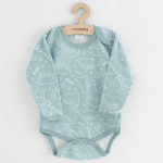 Baby body New Baby Classic II dino mėtų, 86 (12-18m), 86 (12-18m) dydis