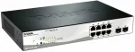 &Scaron;akotuvas D-Link DGS-1210-10P, valdomas, L2, Gigabit Ethernet (10/100/1000), Power over Ethernet (PoE), montavimas į stelažą, 1U