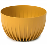 Lamela Gėlių vazonas "Mira" žemas, 240 mm, 3,6 l, geltonas