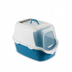 Stefanplast Kačių tualetas uždaras Cathy Easy Clean 56x40x40cm balta mėlyna