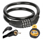 Dviračio spyna su kodu