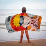 Rank&scaron;luostis CERD&Aacute; Naruto Shippuden microfibre beach towel