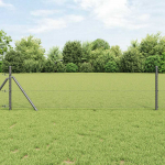 Heksagoninė tvora Pilka 0,4 x 50 m PVC