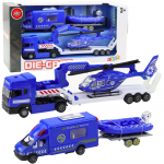 Lean Toys Gelbėjimo ir policijos transporto priemonių rinkinys