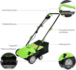 Promotions Elektrinis aeratorius vejos aeravimui, 104,5x51x103 cm, Žalias