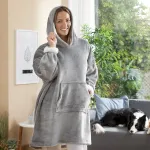 Didelis megztinis-antklodė su flisiniu pamu&scaron;alu Swug InnovaGoods