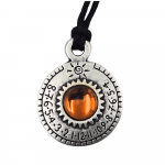 Relojes de Sol, Brujulas, Biscuteria Galactica Saulės laikrodžio pakabukas Saturnas &ndash; sidabruotas, su Bohemijos kristalu