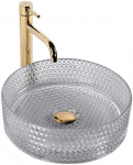 Praustuvas Rea Cristal Light Pilkas