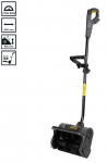 Grunder sniego kastuvas QT3100C 18 V 30 CM be akumuliatoriaus ir kroviklio
