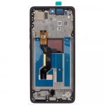 Dėklas Motorola G86 Power 5G LCD ekranas + lietimui jautrus skydelis + priekinis dangtelis Juodas (Spellbound) (pakeitimo paketas)