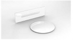 Vonia Besco Melody Juodas&Baltas, 150 x 80 cm, su baltais dangteliais