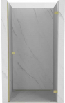 Du&scaron;o durys Mexen Lunar-B, de&scaron;inė, 85 cm, transparent/brushed auksinis
