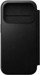 Dėklas Nomad Modern Leather Folio, juodas - iPhone 17 Pro