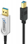 &bdquo;Purelink FiberX&ldquo; serijos USB 3.1 stiklo pluo&scaron;to kabelis &ndash; USB-A / USB-B &ndash; 7,5 m