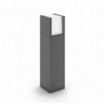 Pastatomas LED lauko &scaron;viestuvas PHILIPS ARBOUR, IP44, 4000 K, 6W, 600 lm, antracito sp., h40 x 10 cm