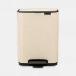 Brabantia atkritumu tvertne ar pedāli Bo, 4l, soft beige