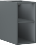 Mexen Box-A spintelė su lentyna, 25 cm, Graphite matt