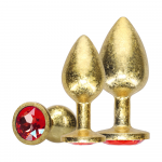 Ouch By Shots Milan Collection - Metal Anal Plug Set - Gold