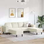 Svetainės sofa 3 vnt. Kreminė