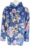 Disney Lilo ir Stitch Hibiscus užtraukiama pliu&scaron;inė poliarinė antklodė, pončas 3-6 metų vaikams