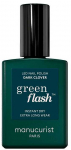 Manucurist Žalias Flash Nagų lakas lakier do paznokci Dark Clover 15ml