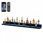 Vevor LED ap&scaron;viesta dviejų pakopų lentyna buteliams 182 cm
