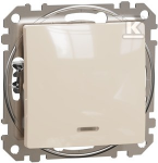 Schneider Electric JUNGTIS 1 POLI&Scaron;Ų FONINIO &Scaron;VIETIMO BEIGE SEDNA DIZAINAS