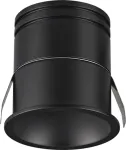 9W LED įleidžiamas &scaron;viestuvas, matinės juodos sp., 3000K, IP54, S351
