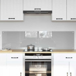 Virtuvės atbraila 2 pcs &Scaron;viesiai pilka 80 x 40 cm