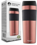 &bdquo;Mountain Goat TRAVEL&ldquo; 450 ml rožinis termo puodelis