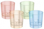 Plastikiniai stikliukai ALGON 10vnt. 35ml Daugkartiniai Mix BA01054377620