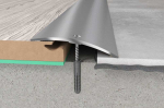 Aliumininė grindų juostelė PR4 A1, sidabro sp., 48 mm pločio, 93 cm ilgio