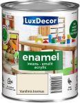 Akriliniai emaliniai dažai LUXDECOR, matiniai, vanilinio kremo sp.,750 ml