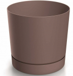 Dekoratyvinis gėlių vazonas Tubo P &Oslash;14.8cm H14.7cm plastikinis/Marsala