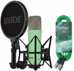 Rode Microphones NT1 Signature +XLR-cable+Desktop Studio Arm , microphone - lightgreen, Bundle