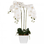 Beliani Sztuczna roślina doniczkowa 59 cm ORCHID