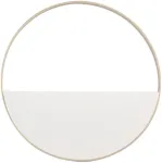6W LED lubinis &scaron;viestuvas ALBA, baltos/aukso sp., CCT