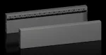 Rittal VX 8660.033, apdailos plok&scaron;tė, juoda, plienas, 600 mm, 100 mm, 1,71 kg